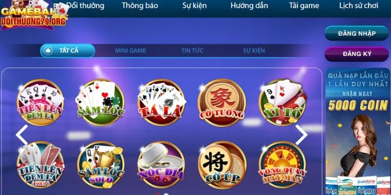 Game bài đổi thưởng 49 Toàn cảnh trang game bài đổi thưởng